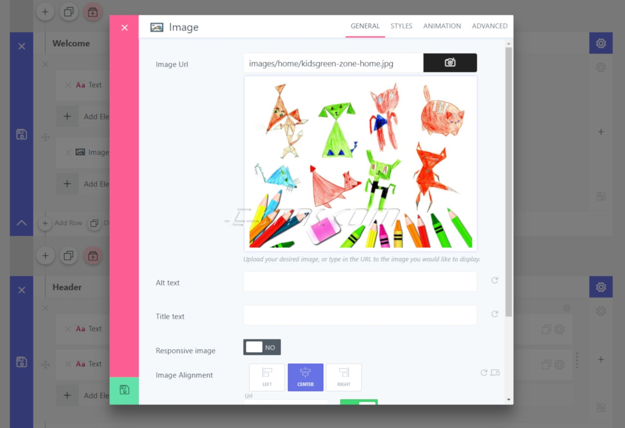 Элемент конструктора страниц Quix - «Image» Элемент конструктора страниц Quix - «Image»