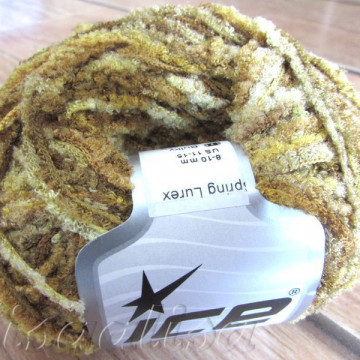Пряжа ICE Spring Lurex Brown Shades для ручного вязания 50/60